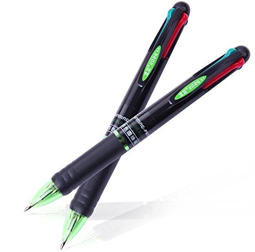LUTER 6pz Penne Stilografiche Retrattili con 10pz Sacche di Inchiostro, Penna a Inchiostro Nero