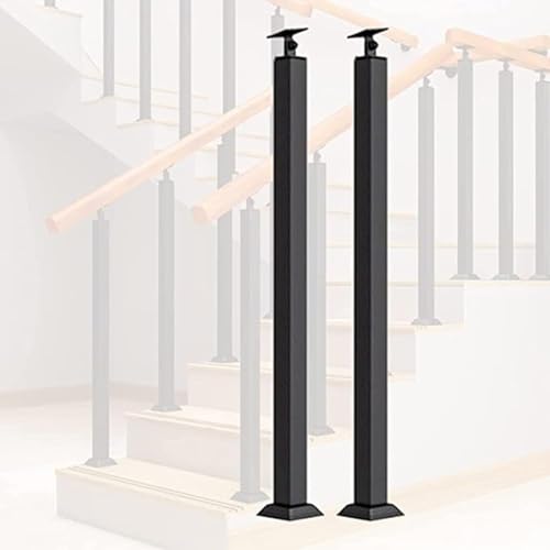 Balustre de support pour escalier en fer forgé éliminant les rampes instables