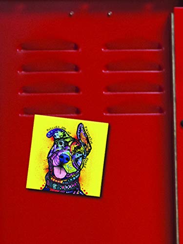 Enjoy It Pet Magnet, Pit Bull Featuring The Pop Art Of Dean Russo - Measures 2.5" #TOP3