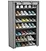 Produktbild UDEAR 8 Schicht Staubdichtes Schuhregal Shoe Racks Schuhschrank Schuhablage Grau