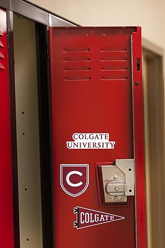 Image of Colgate University 9ct Vinyl Large Deluxe Stickers Variety Pack - Laptop, Water Bottle, Scrapbooking, Tablet, Skateboard, Indoor /Outdoor - Set of 9