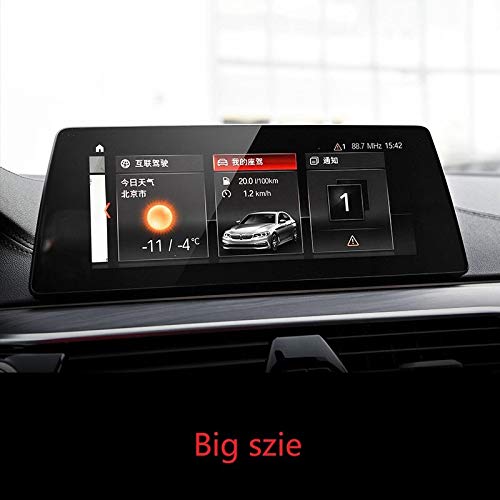 Osłona ekranu nawigacji GPS szkło hartowane do BMW serii 5 G30 2018 - duży rozmiar