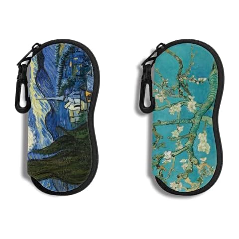 Hion Soft Pouch Eyeglass Case with Clip Cover