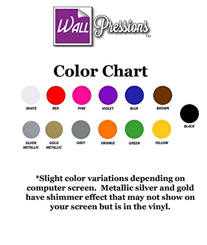 Wall Pressions Personalized Custom Name Initial Family Last Name Wall Decal Sticker Customized Sign Monogram Stencil Vinyl Lettering Room Home Decor Mural Art Gift thumb #1
