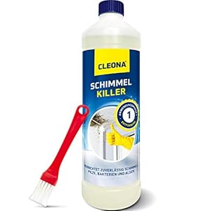 Schimmelverwijderaar tegen schimmel voor muur, badkamer, behanghout, voegen – 500ml met borstel