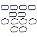 Intake Manifold Upper and Lower Gasket Set Replacement for 200 300 Town and Country Avenger Challenger Charger Durango Grand Cherokee VW 3.2 3.6L DOHC Replaces OE# 5184562AC MS97204
