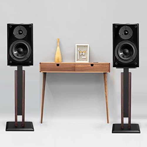 Soportes para altavoces de madera maciza con acabado premium para suelo 4