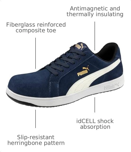 Image of PUMA Safety Iconic Leather Low ASTM SD