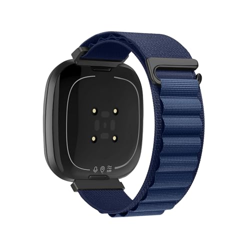 iCO\XgohɓKFitbit Versa 4/3 Sense 2/1p(Dark blue,For Fitbit Versa 3)