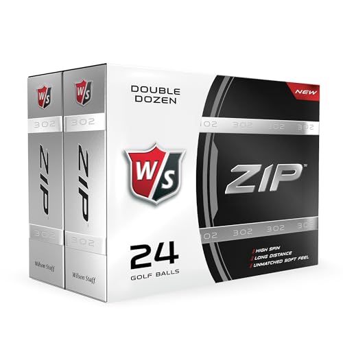 Wilson Staff Zip Double Dozen Golf Balls, White, Large (WGWP25000), 2 Count (Pack of 1) (24 Golf balls total) - Image 5