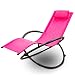 Produktbild Lacestone Relax Liege Liegestuhl Gartenliege Sonnenliege Klappsessel Relaxliege Schaukelliege Klappbar (1x Relaxliege, Pink)