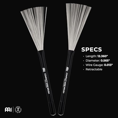 MEINL Stick & Brush - COMPACT WIRE BRUSH (SB301) - Image 2