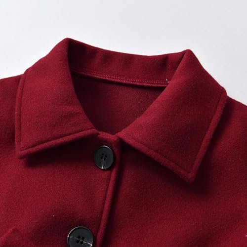 Betadog Toddler Winter Coat Girls Faux 𝐅𝐮𝐫 Dress Coat Kids Winter Warm Long Jackets Girls Dress Coat4