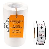 turnover italian 📦 INCLUYE TODO LO QUE NECESITAS PARA EMPEZAR Este completo pack contiene 5 bobinas de tickets con numeración clara y secuencial para recarga directa. Perfecto para sistemas de gestión de colas con expendedores tradicionales. Fabricado en España con papel de alta calidad que garantiza una impresión nítida y sin atascos. Ideal para negocios que necesitan reponer sus consumibles sin preocuparse por compatibilidades ni formatos erróneos.