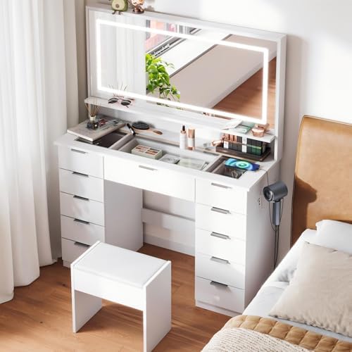 Schne Schminktisch Mit Glasplatte Ebenbild