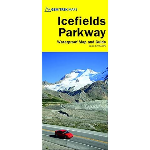 Icefields Parkway Map (Banff and Jasper National Parks) | Gem Trek Maps Cover