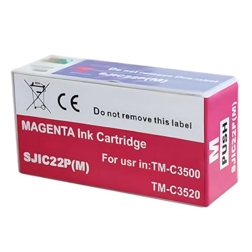Cartouche C33S020577 magenta à séchage rapide pour étiquettes TM C3500