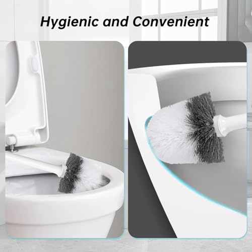 2 Pack Toilet Brush Replacement Head Compatible with OXO Good Grips Toilet Brush (Replacement Head Only)