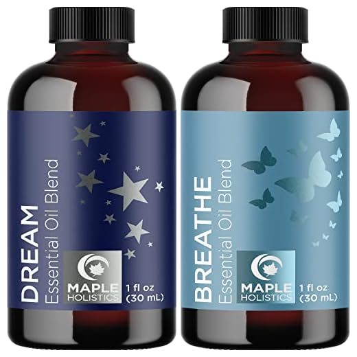 Aromatherapy Essential Oils Blends Set - Dream and Breathe Essential Oil Set for Diffuser with Sleep and Relaxing Essential Oils for Diffusers Aromatherapy - Best Essential Oils Set for Diffuser