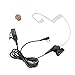 Bingle 2 Pin Covert Earpiece Headset for Kenwood with Air Acoustic Tube Push to Talk and Mic for HYT Puxing Wouxun Baofeng 2 Way Radio(MRT-KT2)