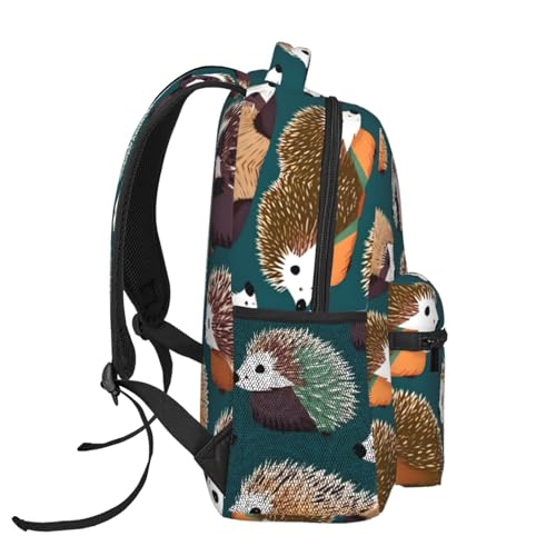 Sac à dos imperméable hérisson grand compartiment et 4 poches - 3