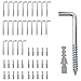 Dimiff Hakenschrauben 25 Stück, Schraubhaken, Stabile Schraubhaken Edelstahl, Haken zum Schrauben zur Zuverlässigen Wandmontage - Ideal für Heimwerker und Dekorateure | M2.8 * 35 & M5*25 en las günstig Kaufen-Dimiff Hakenschrauben 25 Stück, Schraubhaken, Stabile Schraubhaken Edelstahl, Haken zum Schrauben zur Zuverlässigen Wandmontage - Ideal für Heimwerker und Dekorateure | M2.8 * 35 & M5*25