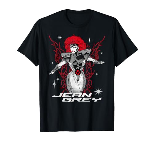 Marvel X-Men Jean Grey Classic Retro 90's Comic Costume T-Shirt