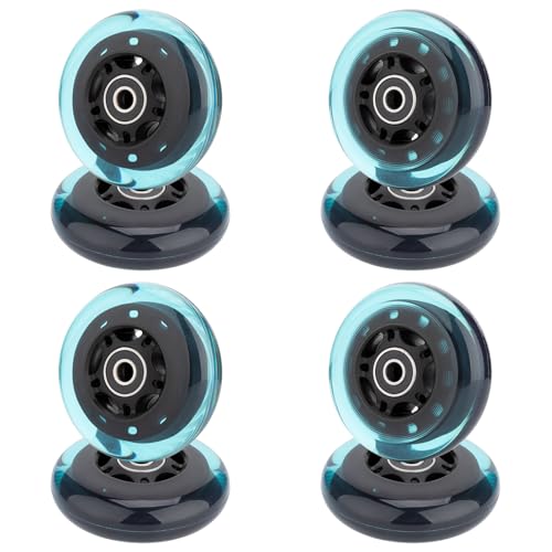 HeyZomm Inline Skate Wheels Replacement Kit, 85A, 8-Pack (64mm, Blue) - image 3