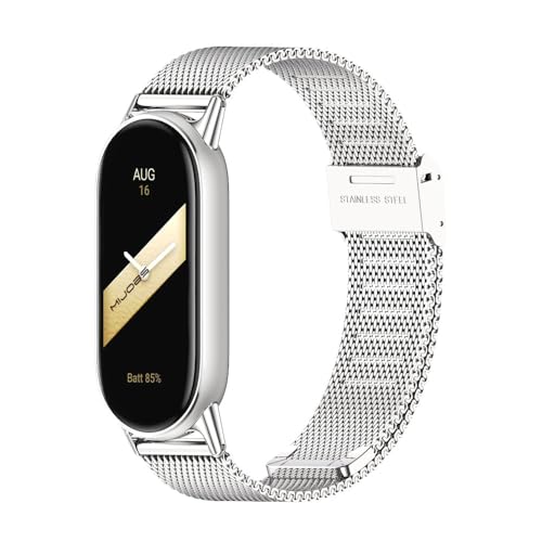 MIJOBS Strap for Xiaomi Mi Band 10/9/8 Breathable Replacement Strap for Mi Fit Band 9 SmartWatch Straps Wristband Bracelet for Women Men