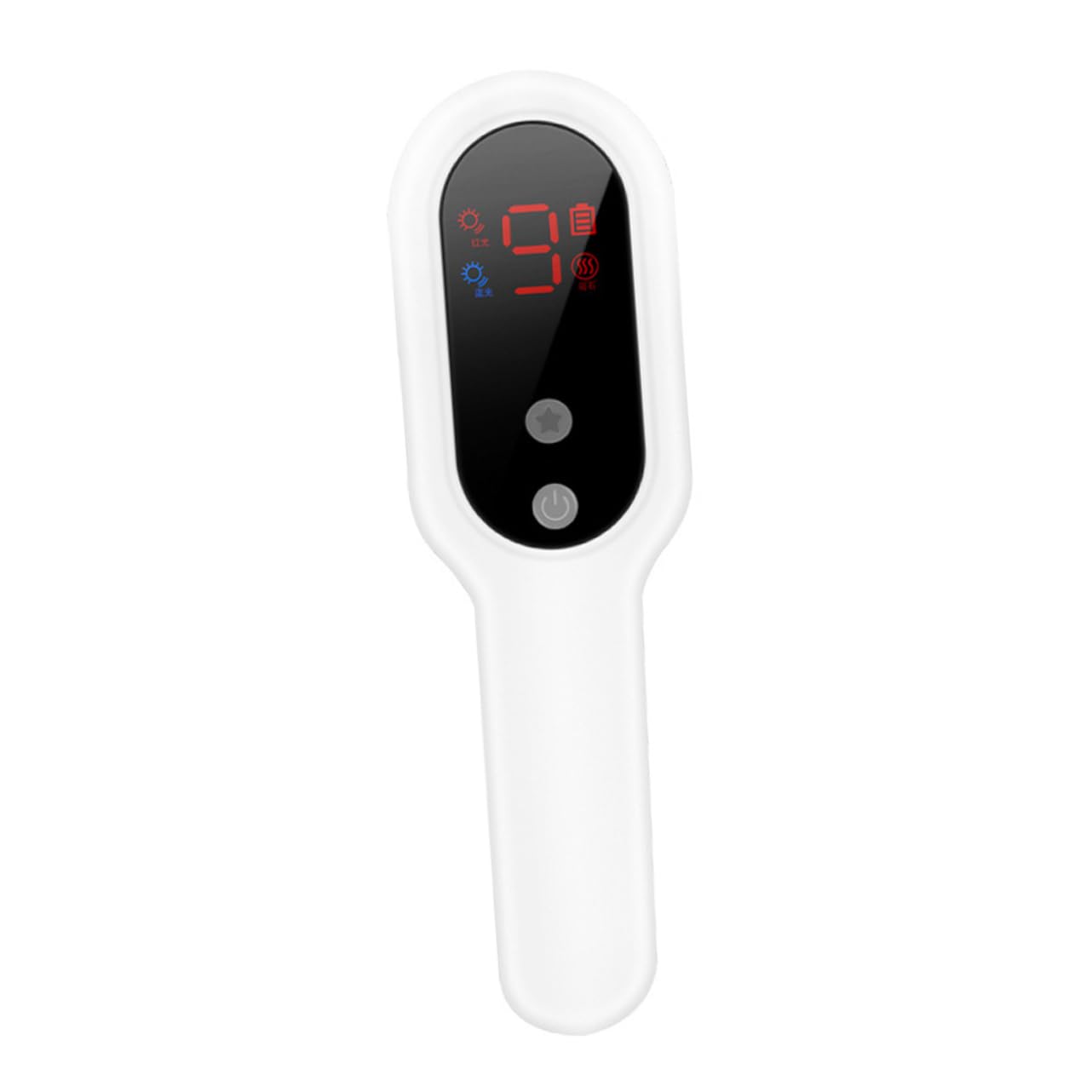 VICASKY 1 set di pettine elettrico per massaggio del cuoio capelluto, portatile e durevole, favorisce e aumenta il flusso sanguigno per alleviare l'affaticamento della testa per la crescita dei