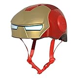 BELL Marvel Iron Man Hero Helmet, Red, Child (5-8 yrs.)