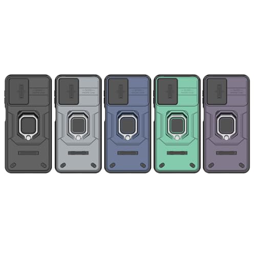 Image of CamShield Pro Case with Slide Camera Protection and 360 Protection Ring Stand Bumper Back Case Cover for Samsung Galaxy A13 4G / A13 5G (Blue)