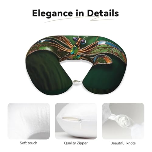 Almohada de viaje espuma viscoelástica tamaño ergonómico miniatura 2