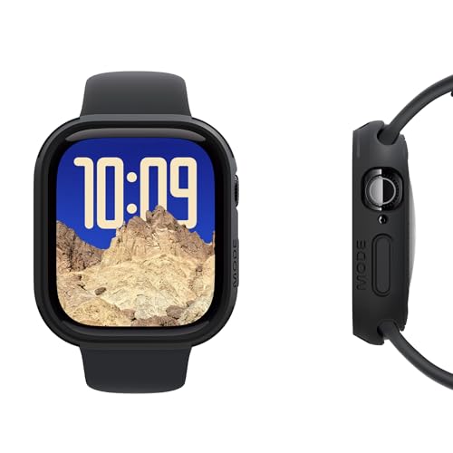 elkson Compatible with Apple Watch 42mm Bumper Case, Quattro Series Rugged Case for Apple Watch and iWatch Series 11 10, Military Grade Durable Protective Cover, Flexible Shockproof, Black by elkson - Image 7