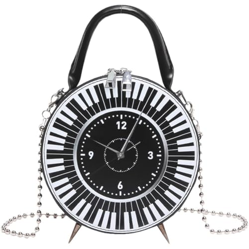 Sac horloge de piano noir grand format pour vos sorties urbaines