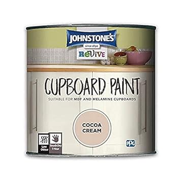 Johnstone's 431004 Cupboard Paint Cocoa Cream 750 ml
