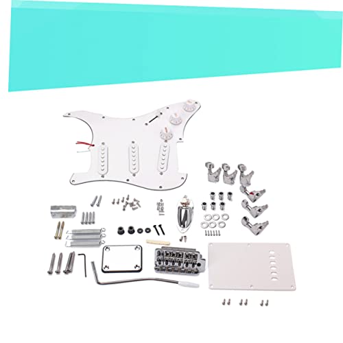 Kit guitare électrique DIY style ST blanc doté d'un vibrato fluide - 3