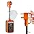 Marsflex Rv Surge Protector, 30 amp Rv Circuit Analyzer, 10000 Joules Surge Protection with Waterproof Cover, LED Display, Rv Voltage Protector for Camper, Travel Trailers, Orange