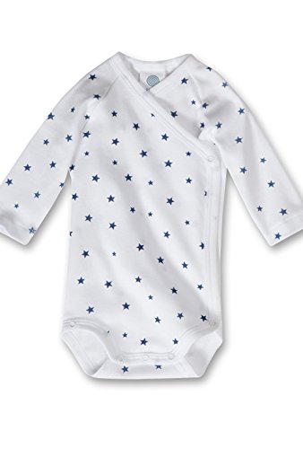 Preisvergleich Produktbild Sanetta Baby - Mädchen Wickelbody langarm mit Sternen 321847, Biobaumwolle, 68