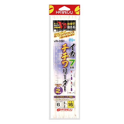 HARIMITSU VR-38B Ikachi Chihuwa Leader Fluorocarbon 16 m miniatura 1