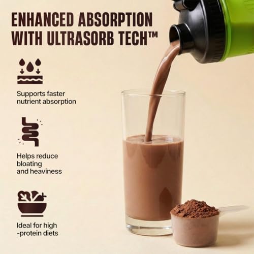 Image of BeastLife Performance Yeast Protein Powder | 25g Protein | Chocolate |NABL Lab Certified | High Absorption for Muscle Growth |Smooth & Light, Easy to Digest with Ultrasorb Tech|5.64g BCAA | Best For Gut | Beta Glucan | Improves Immune Function | 4 Kg