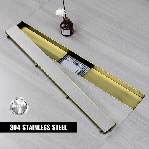 sunrik Shower Drain Gold 60 cm - Image 3