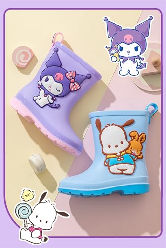 Pochacco Rain Boots for Boys Girls Kids Children PVC4