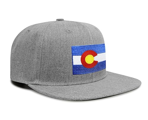 Image of International Tie State Hat for Men and Women, Adjustable Snapback Trucker Baseball Cap with Embroidered Patch
