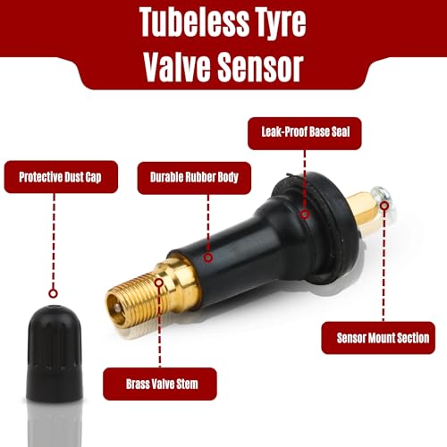 Image of Tubeless Tyre Valve Sensor Tr-414 (2 pcs)
