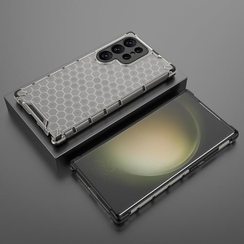 Image of Glasgow Back Case Cover Compatible with [ Samsung Galaxy S24 Ultra 5G ] (Stylish Design) - Black