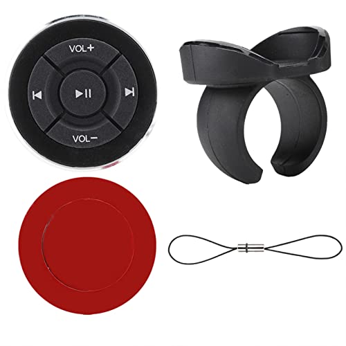 Sxhlseller Car Bluetooth Remote Controller, Bluetooth 4.0 Remote Control with Multimedia Button