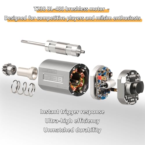 Moteur sans balais couple élevé avec composants durables - 5