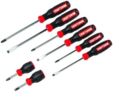 CRAFTSMAN Screwdriver Set, Bi-Material, 8 Piece Set (CMHT65075N)