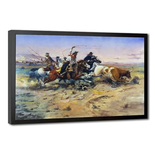 Impression sur toile The Herd Quitter habiller un mur vide de bureau 20x30cm